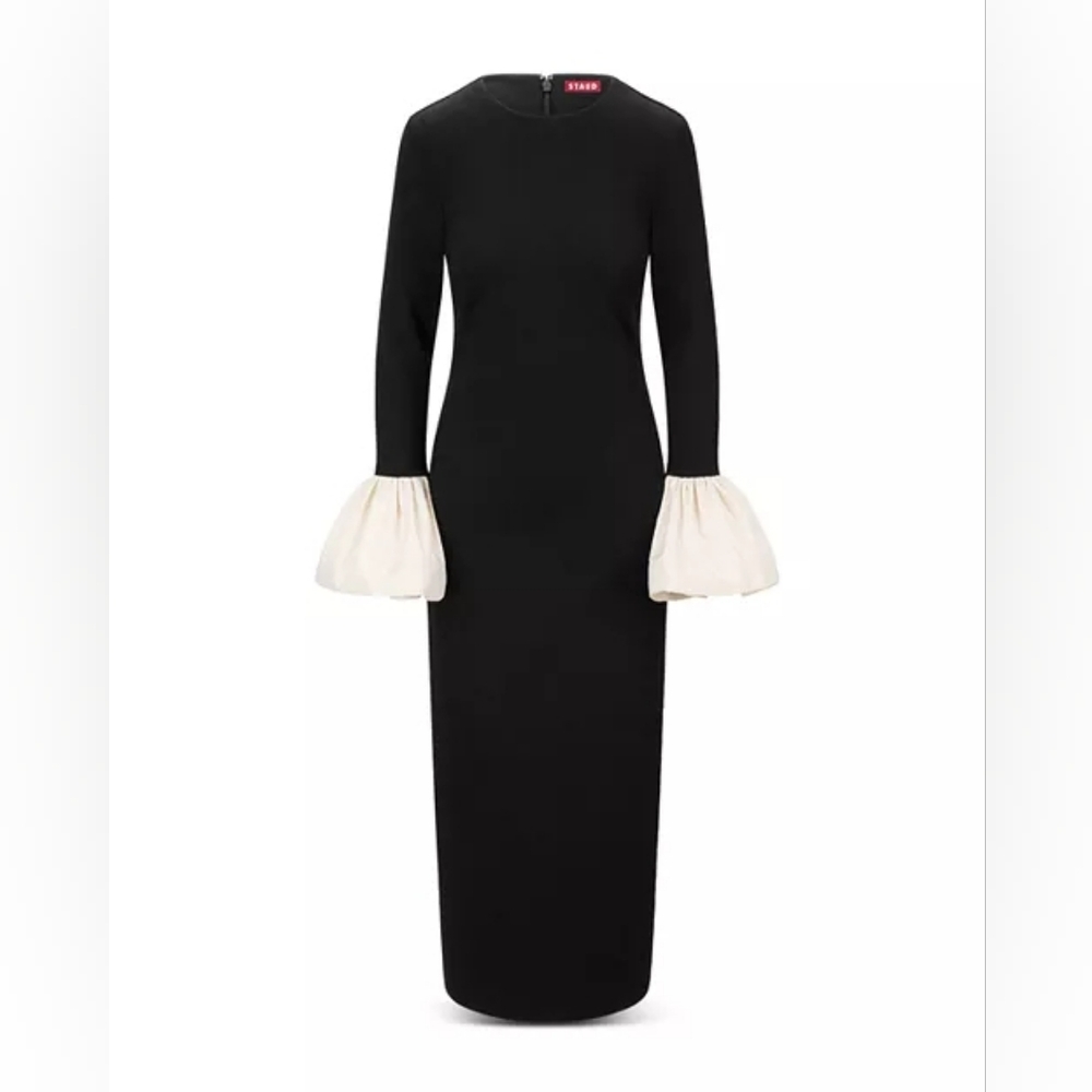 Staud Hawthorne Bell Cuff maxi Dress